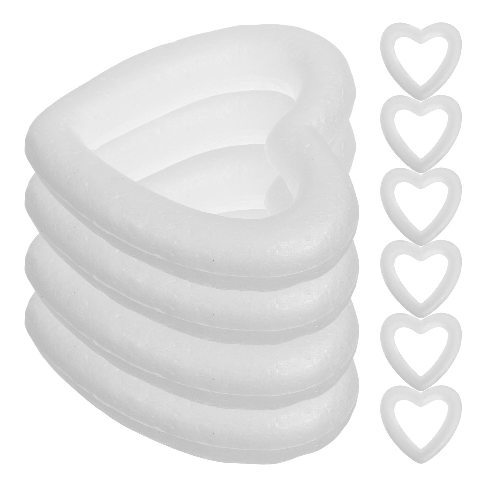 Wedding Floral Supply - 10Pcs Heart Shape Foam Wreath Forms