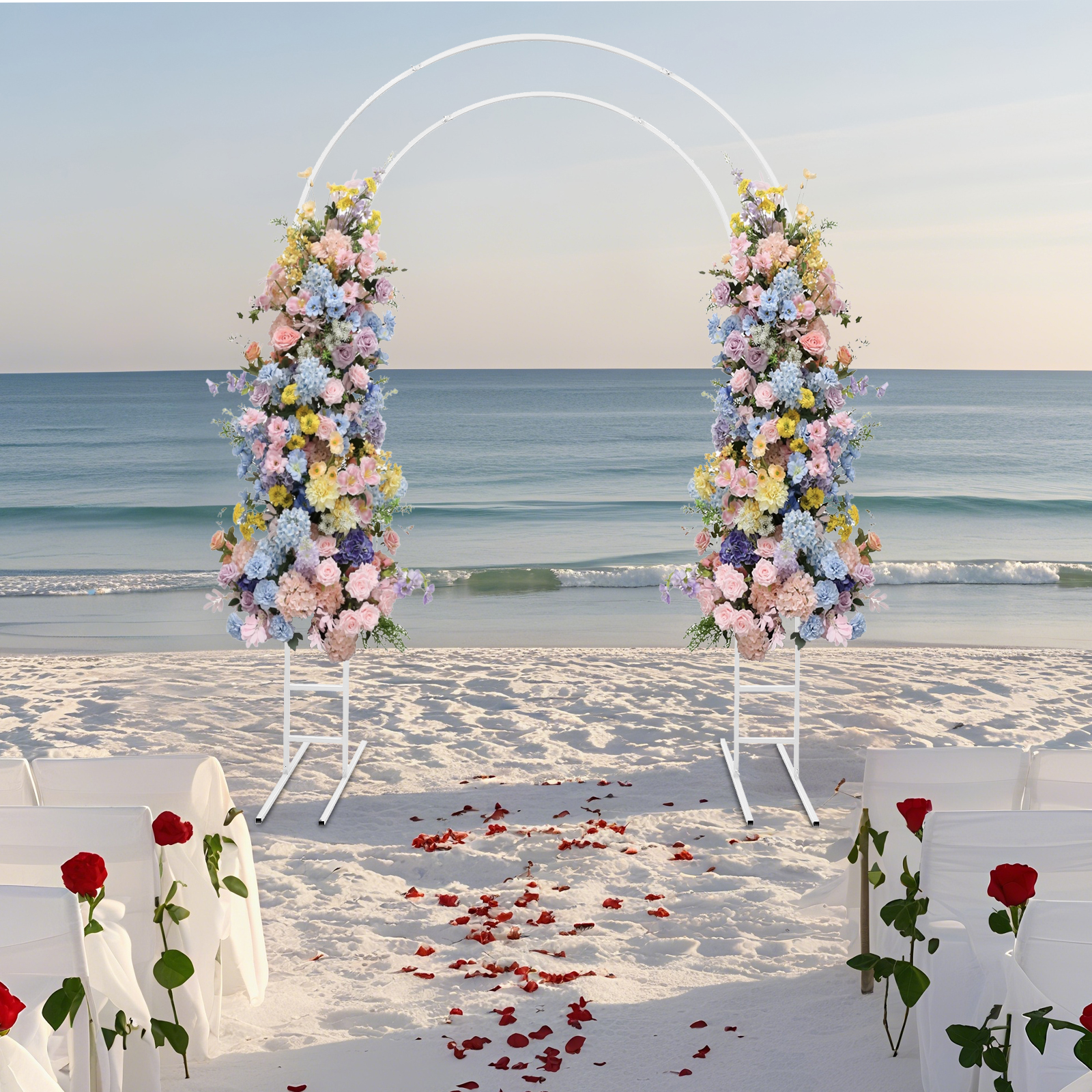 Wedding Balloon Arch - Metal Wedding Stand Arch Frame Backdrop