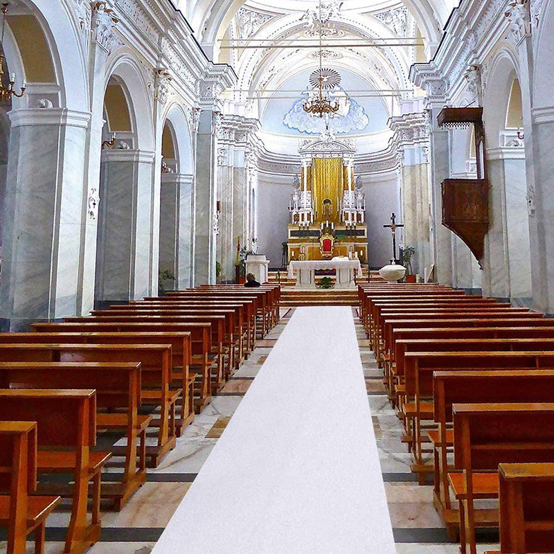 Beautiful White Wedding Carpet - Aisle Runner White avis et prix