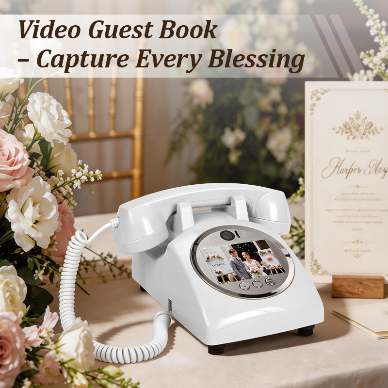 Audio Guestbook Wedding Phone  - Wedding Supply Factory avis et prix