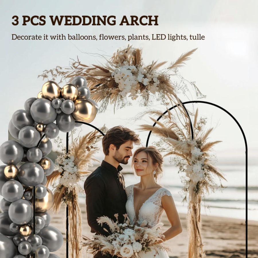Metal Arch Backdrop Stand Set  - Wedding Balloon Arch avis et prix