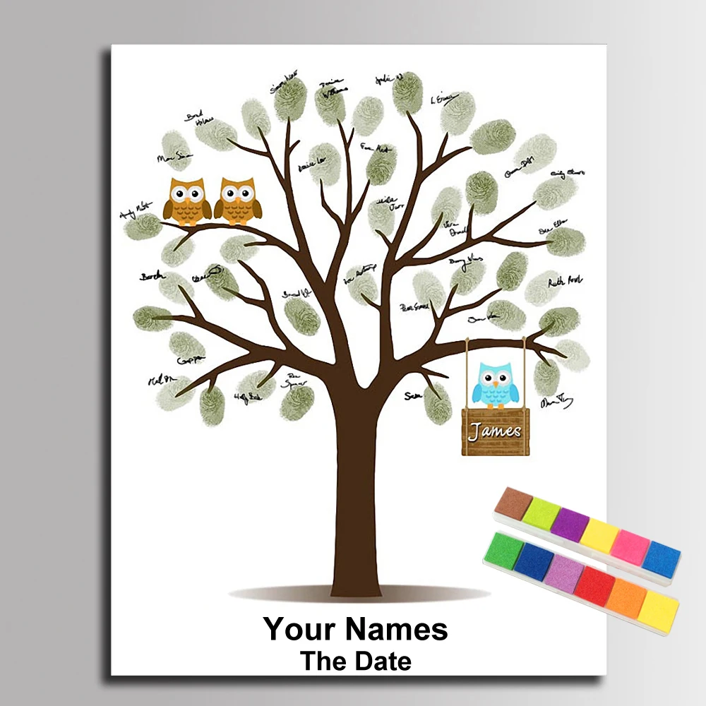 Personalized Signature Fingerp - Personalized Guest Book avis et prix