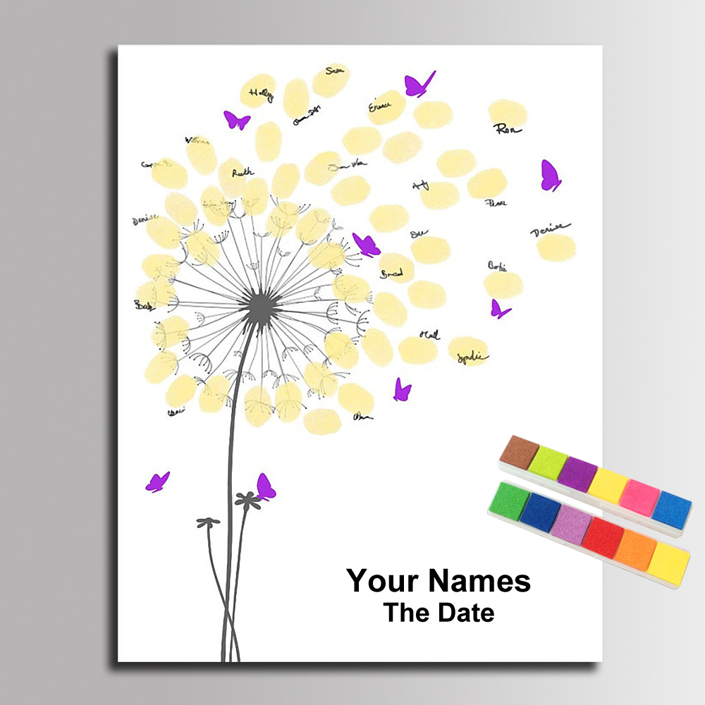 Personalized Signature Fingerp - Personalized Guest Book avis et prix