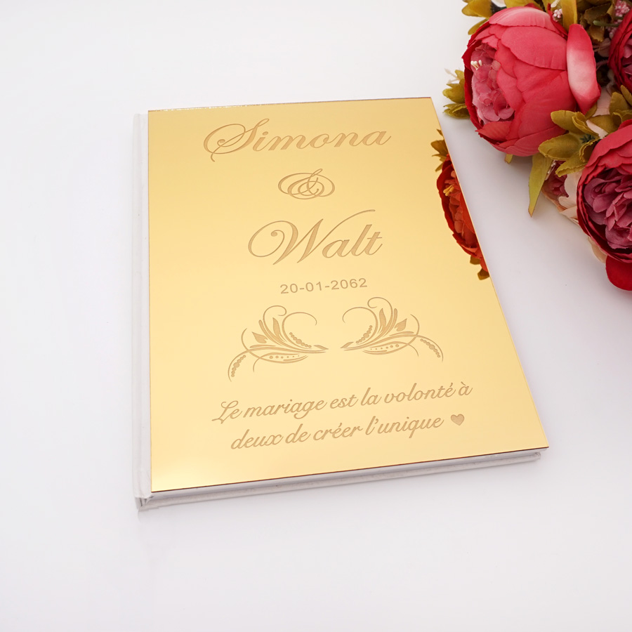 Acrylic Mirror Personalized El - Personalized Guest Book avis et prix