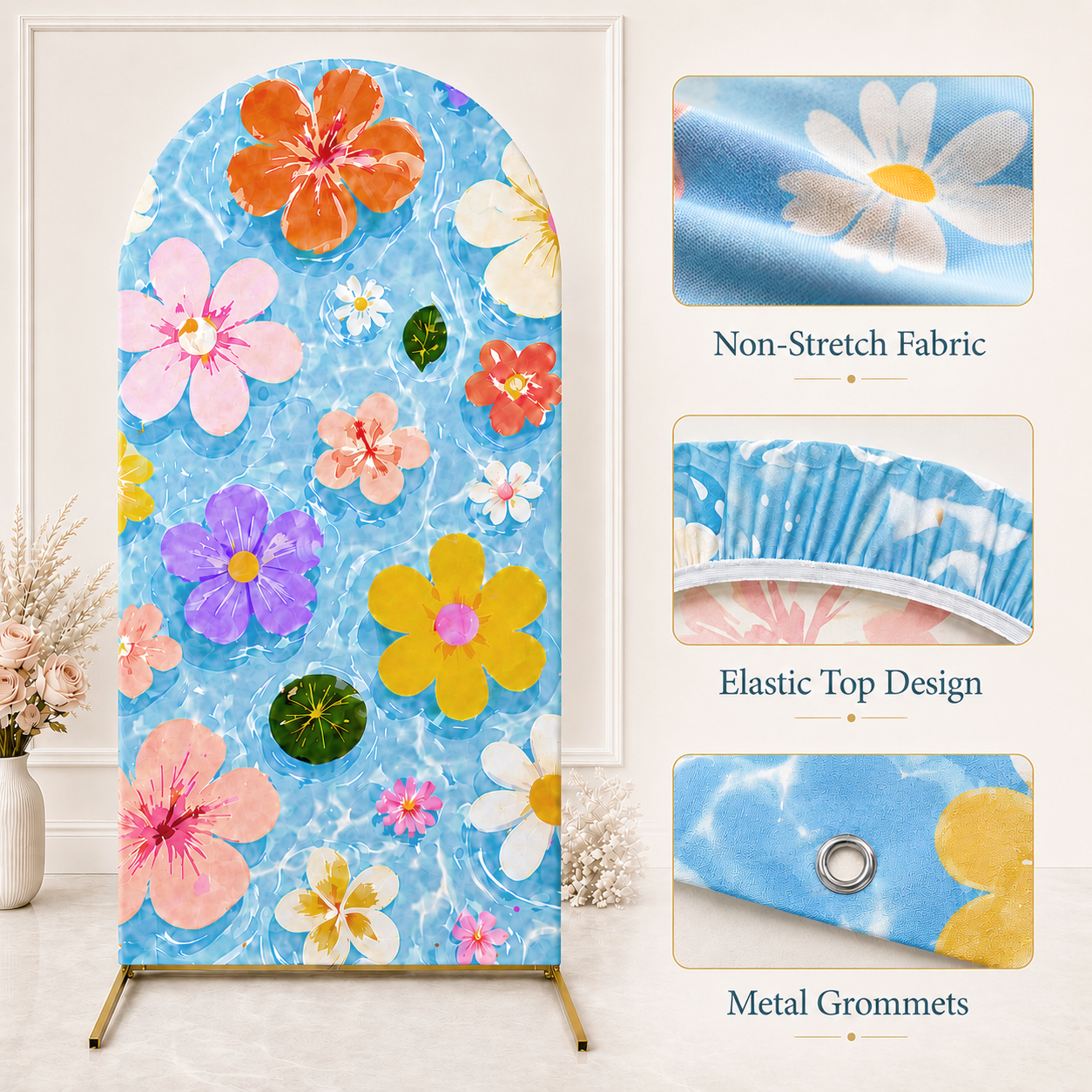 Arch Backdrop Cover Single Sid - Suit Supply Wedding Party avis et prix