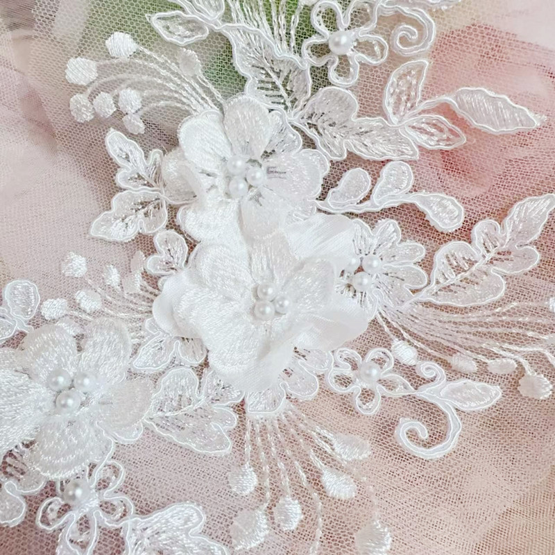 2PCS=1Pair,Rope Embroidery Pea - Wedding Dress Supply avis et prix