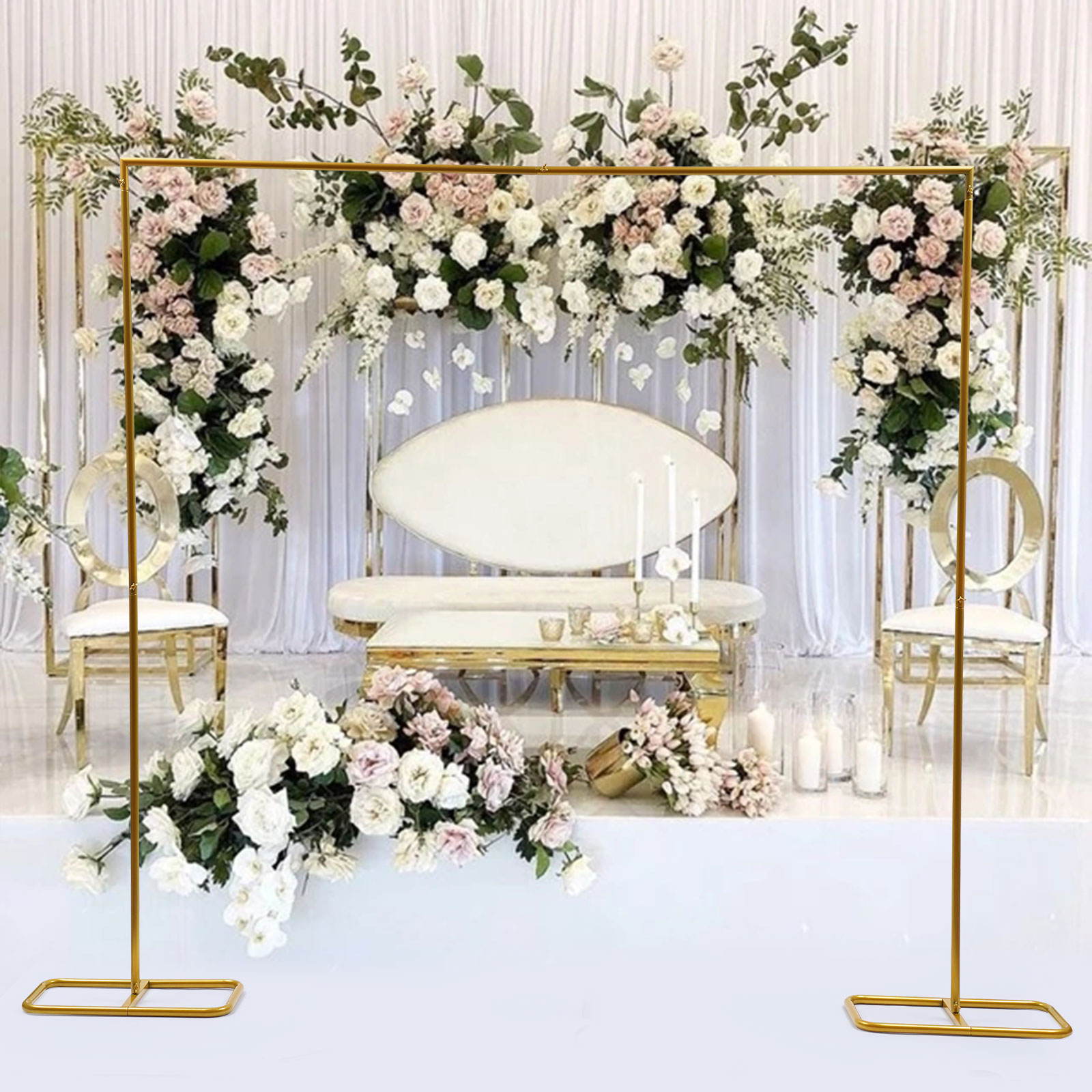 2.1x2m / 79x83inch Gold Weddin - Wedding Balloon Arch avis et prix