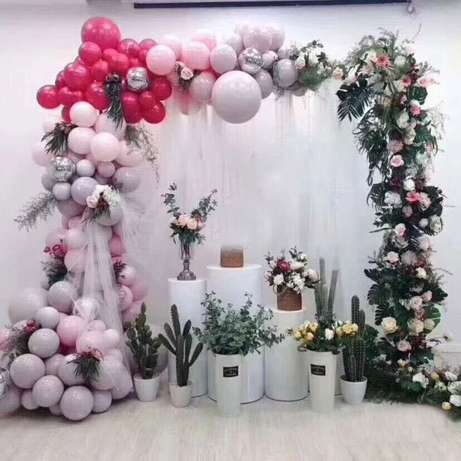 2.1x2m / 79x83inch Gold Weddin - Wedding Balloon Arch avis et prix