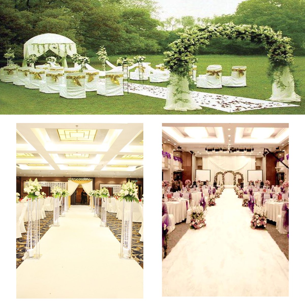 Wedding White Carpet  Aisle Ru - Aisle Runner White avis et prix