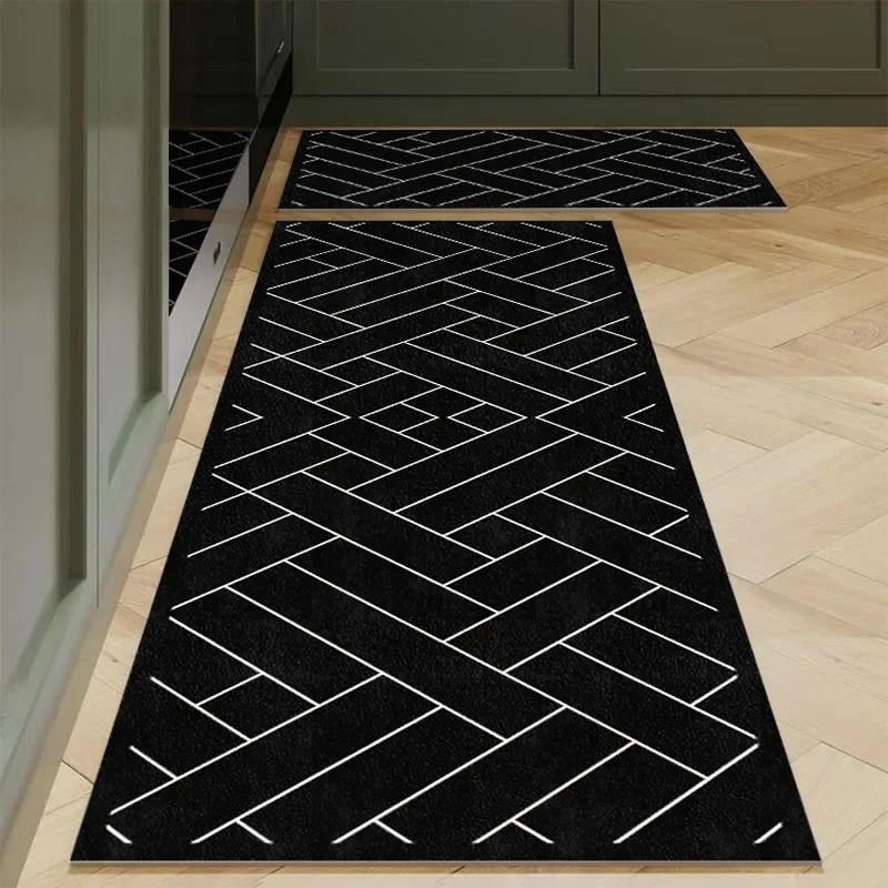 Minimalist Black White Herring - Aisle Runner White avis et prix