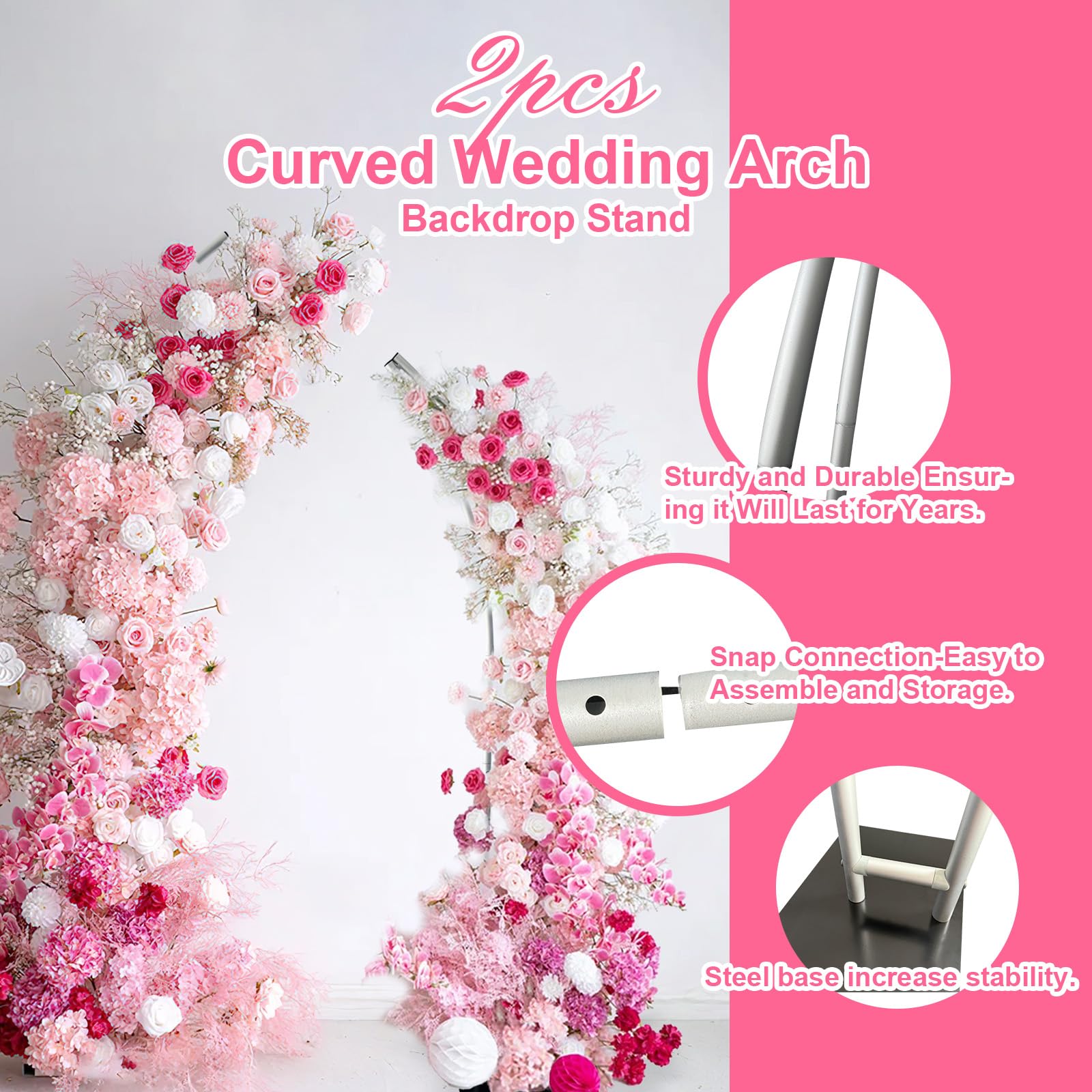 Half Arch Balloon Stand, Flowe - Wedding Balloon Arch avis et prix