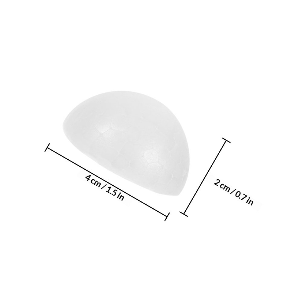 100Pcs White Foam Half Balls H - Wedding Floral Supply avis et prix