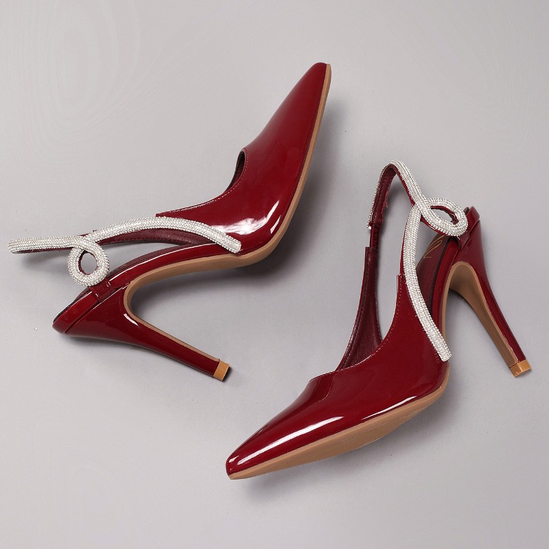 Sexy Patent Leather Pointed To - Wedding Super avis et prix