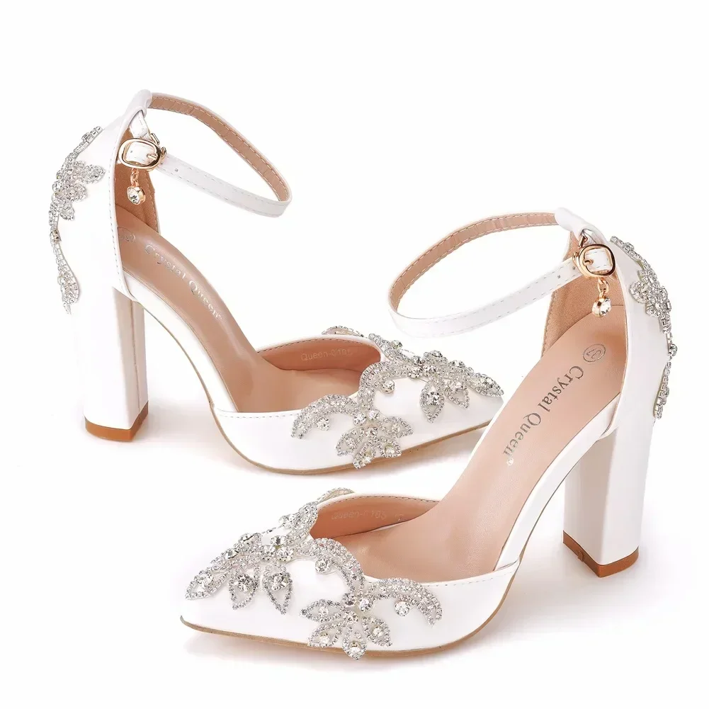 2026 Thick Heel Pointed Toe Sh - Wedding Super avis et prix