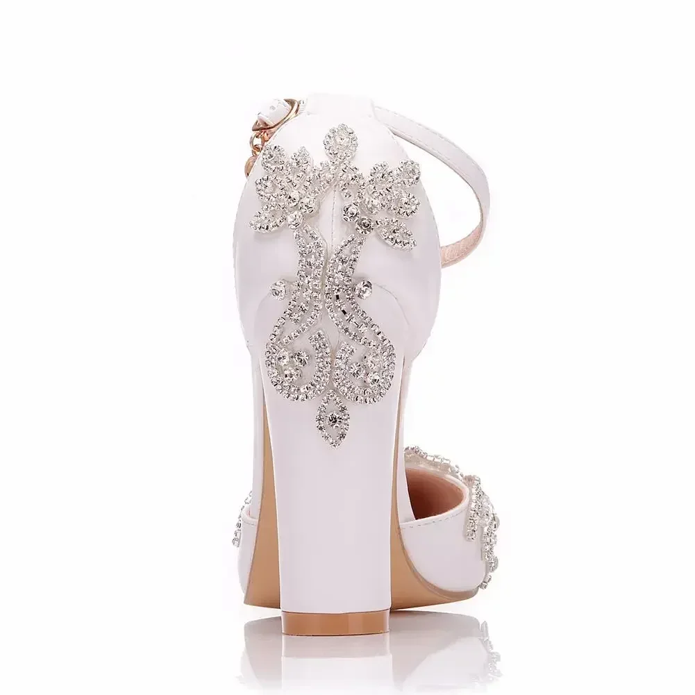 2026 Thick Heel Pointed Toe Sh - Wedding Super avis et prix