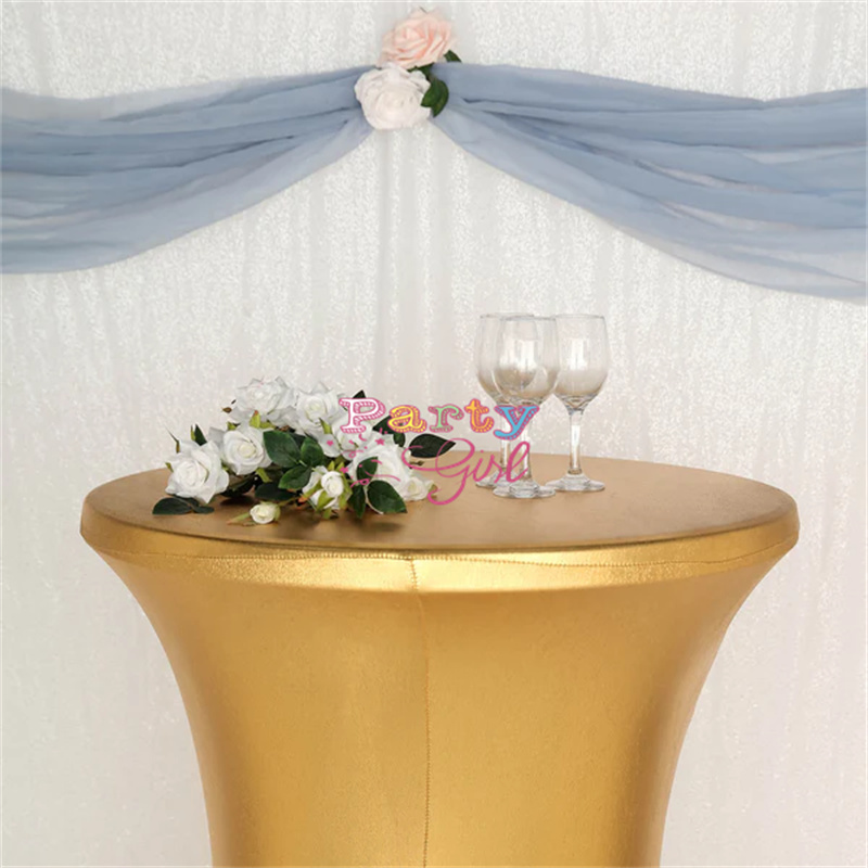 Hot Sale Metallic Spandex Tabl - Wedding Qq avis et prix