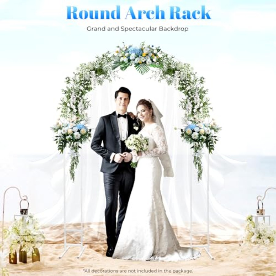 7.2ft metal wedding arch with  - Wedding Balloon Arch avis et prix