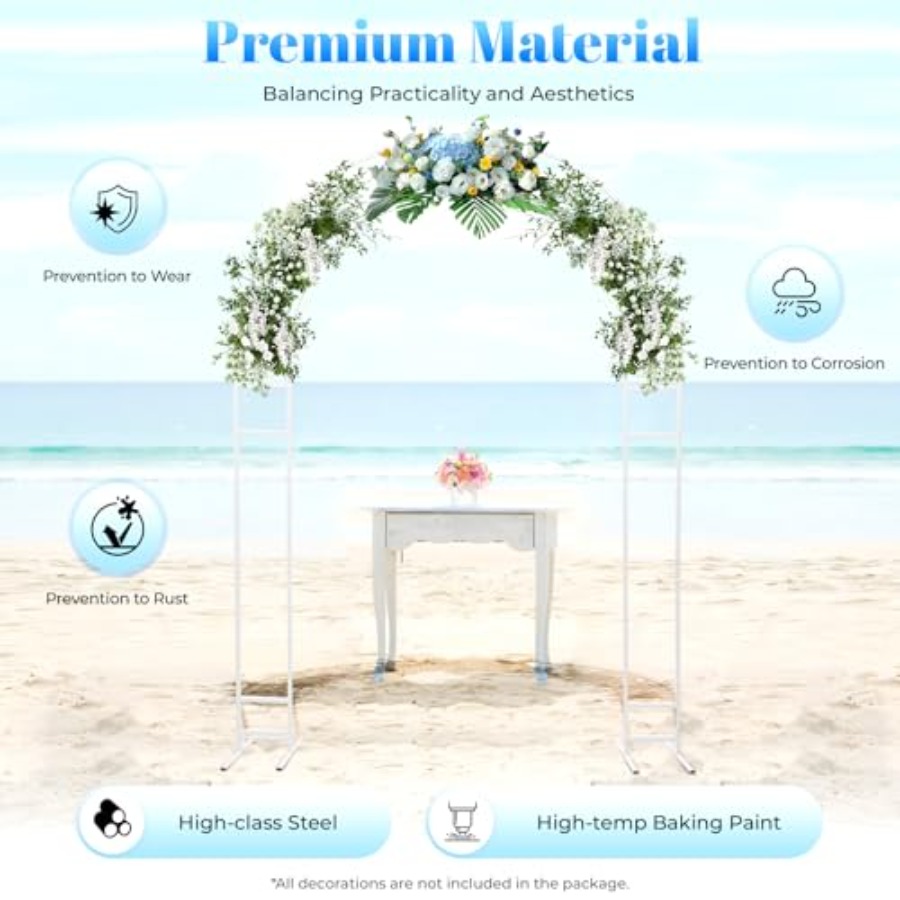 7.2ft metal wedding arch with  - Wedding Balloon Arch avis et prix