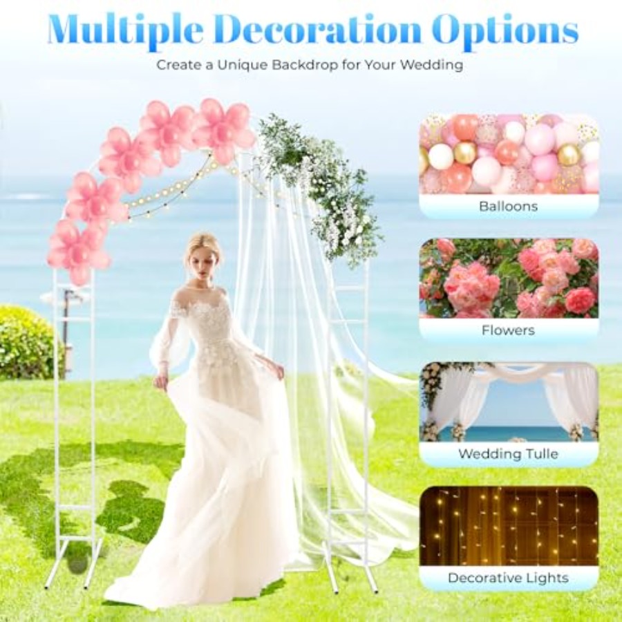 7.2ft metal wedding arch with  - Wedding Balloon Arch avis et prix