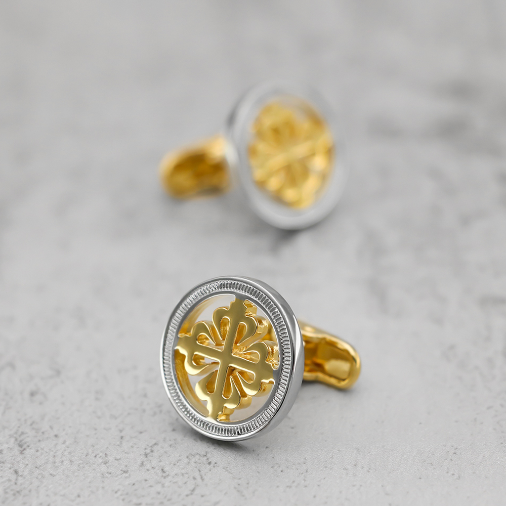 Luxury Iris Flower Cufflinks H - Wedding Supply Factory avis et prix