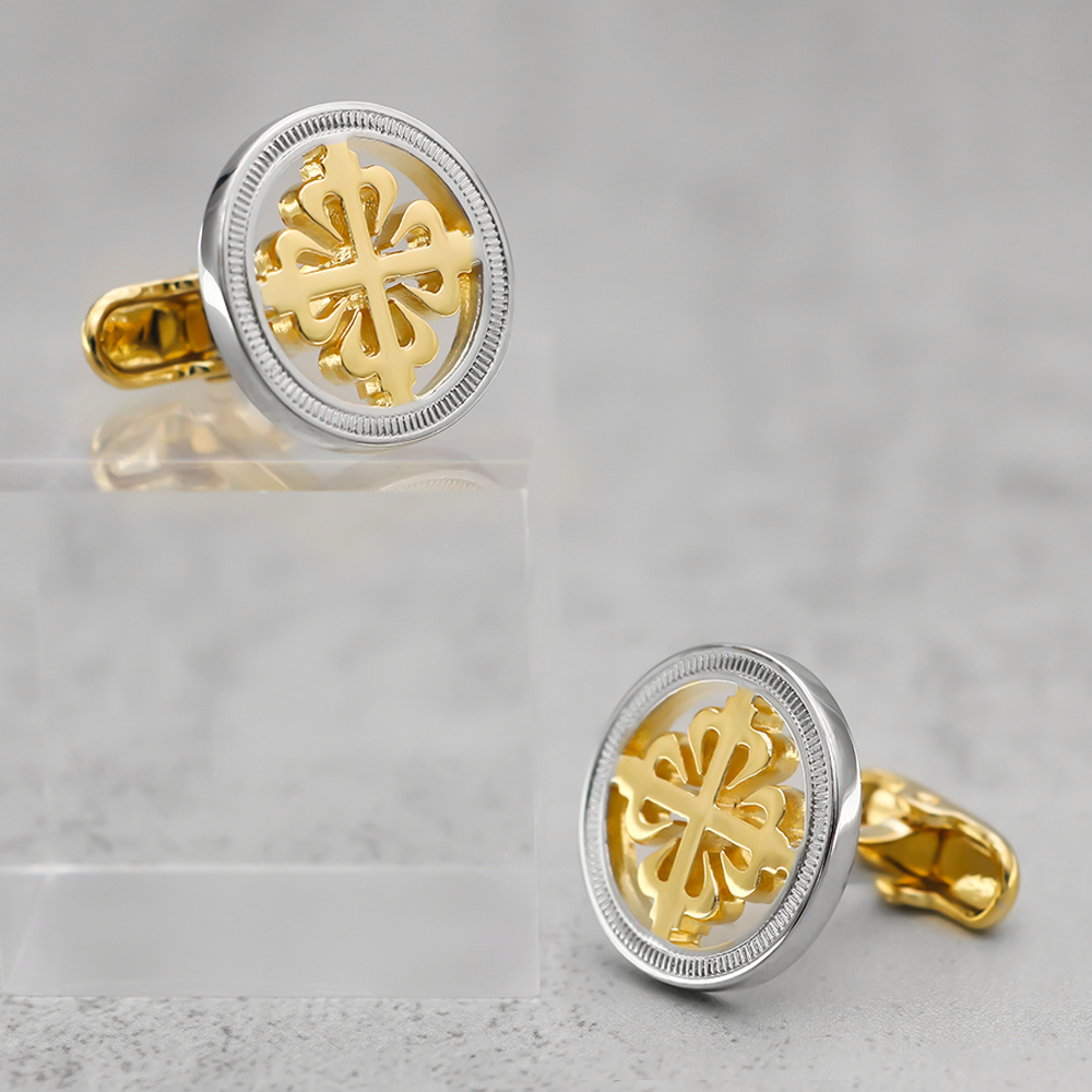 Luxury Iris Flower Cufflinks H - Wedding Supply Factory avis et prix