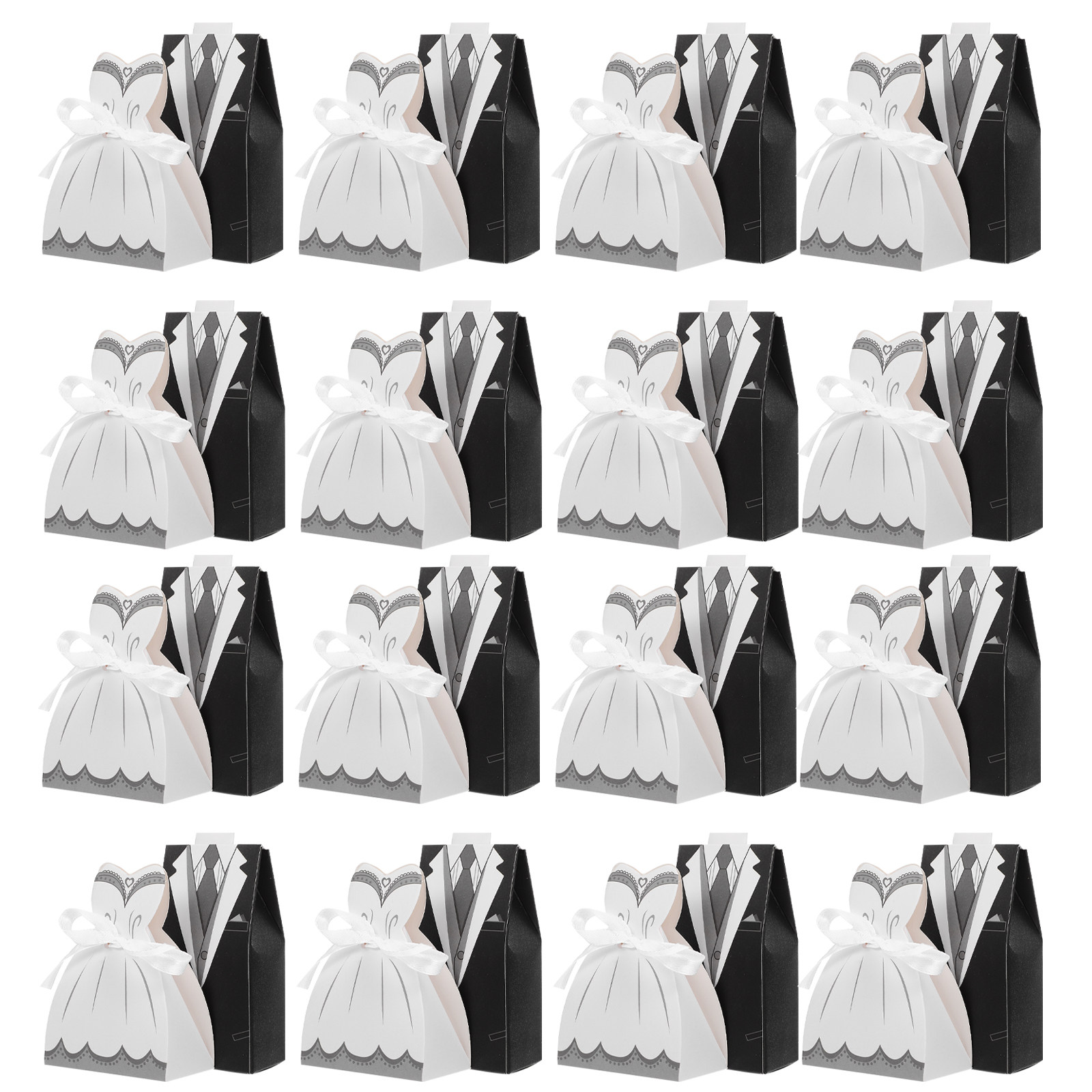 100Pcs Wedding Favor Box Premi - Suit Supply Wedding Party avis et prix