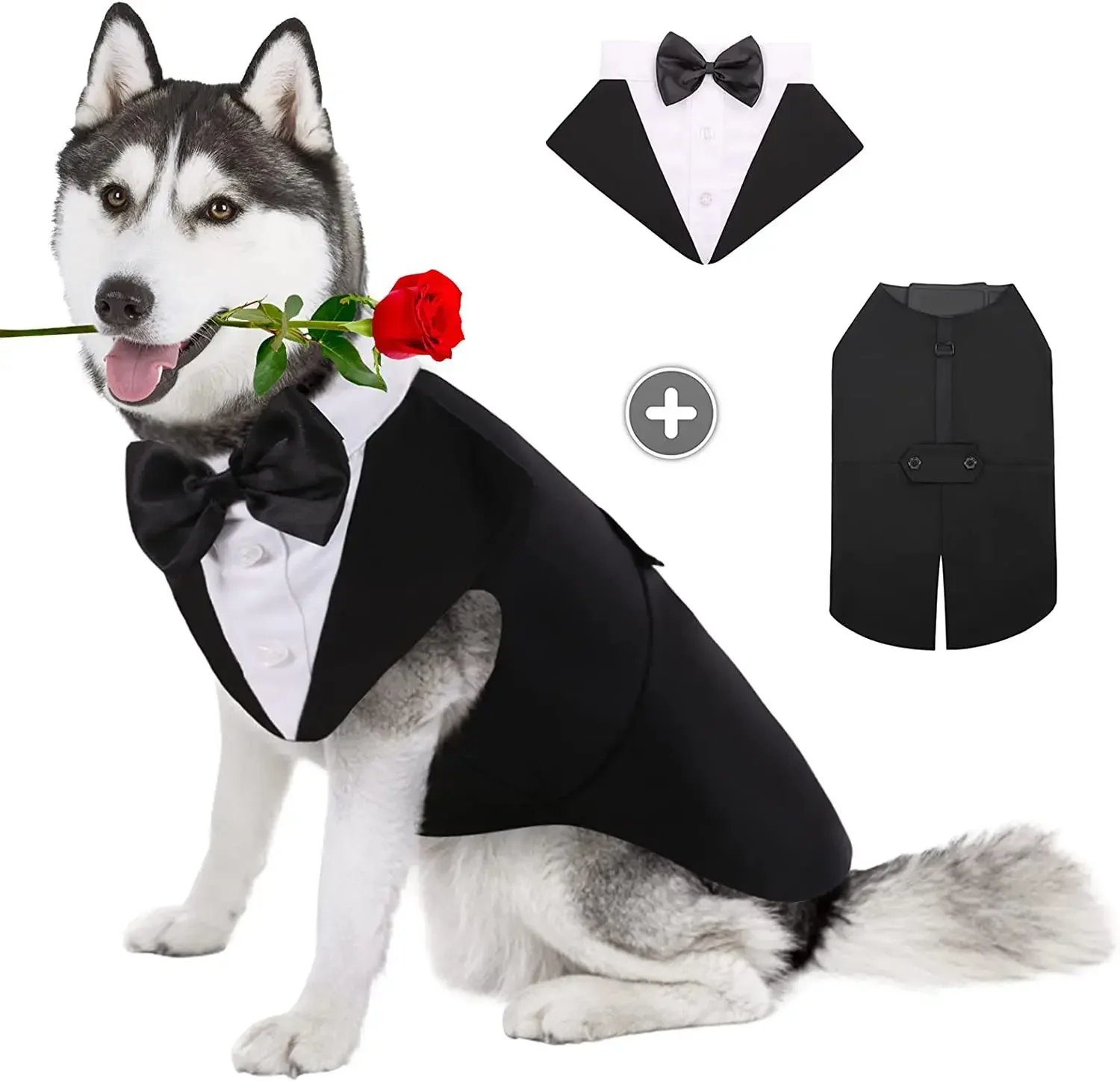 Pet Dog Clothes Wedding Shirt  - Suit Supply Wedding Party avis et prix