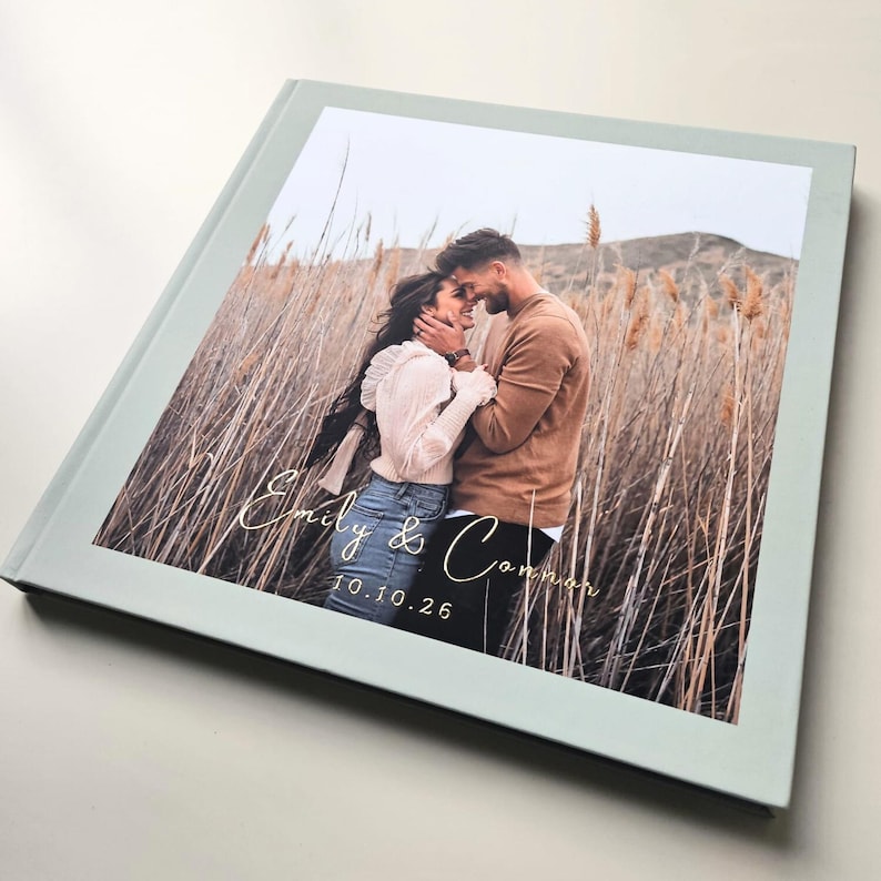 Custom Wedding Guest Book with - Personalized Guest Book avis et prix
