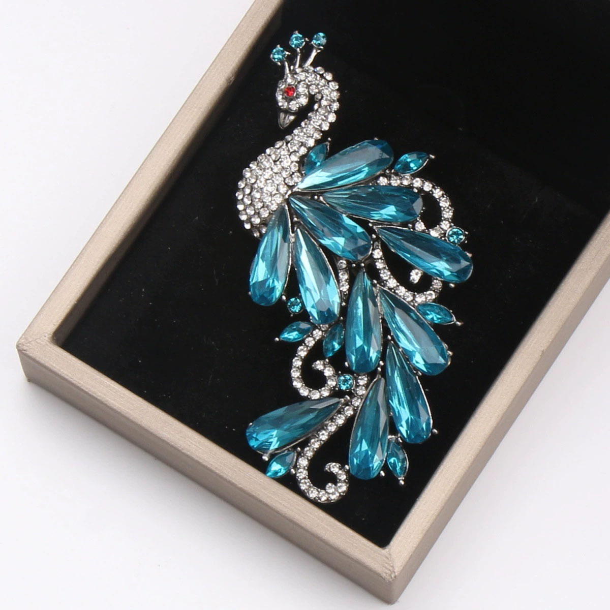 Luxury Rhinestones Peacock Bro - Suit Supply Wedding Party avis et prix