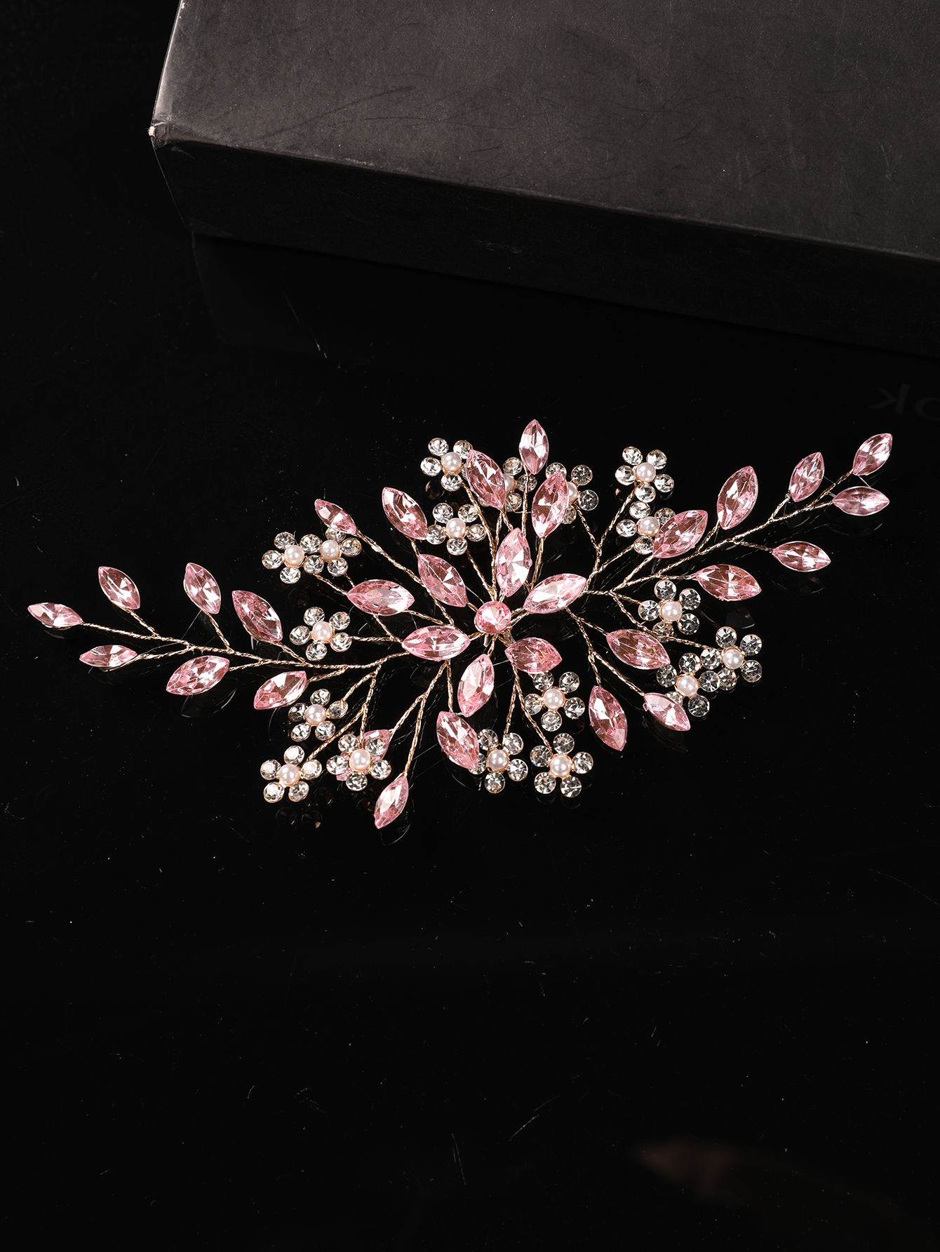Soft Pink Crystal Bridal Headp - Wedding Dress Supply avis et prix