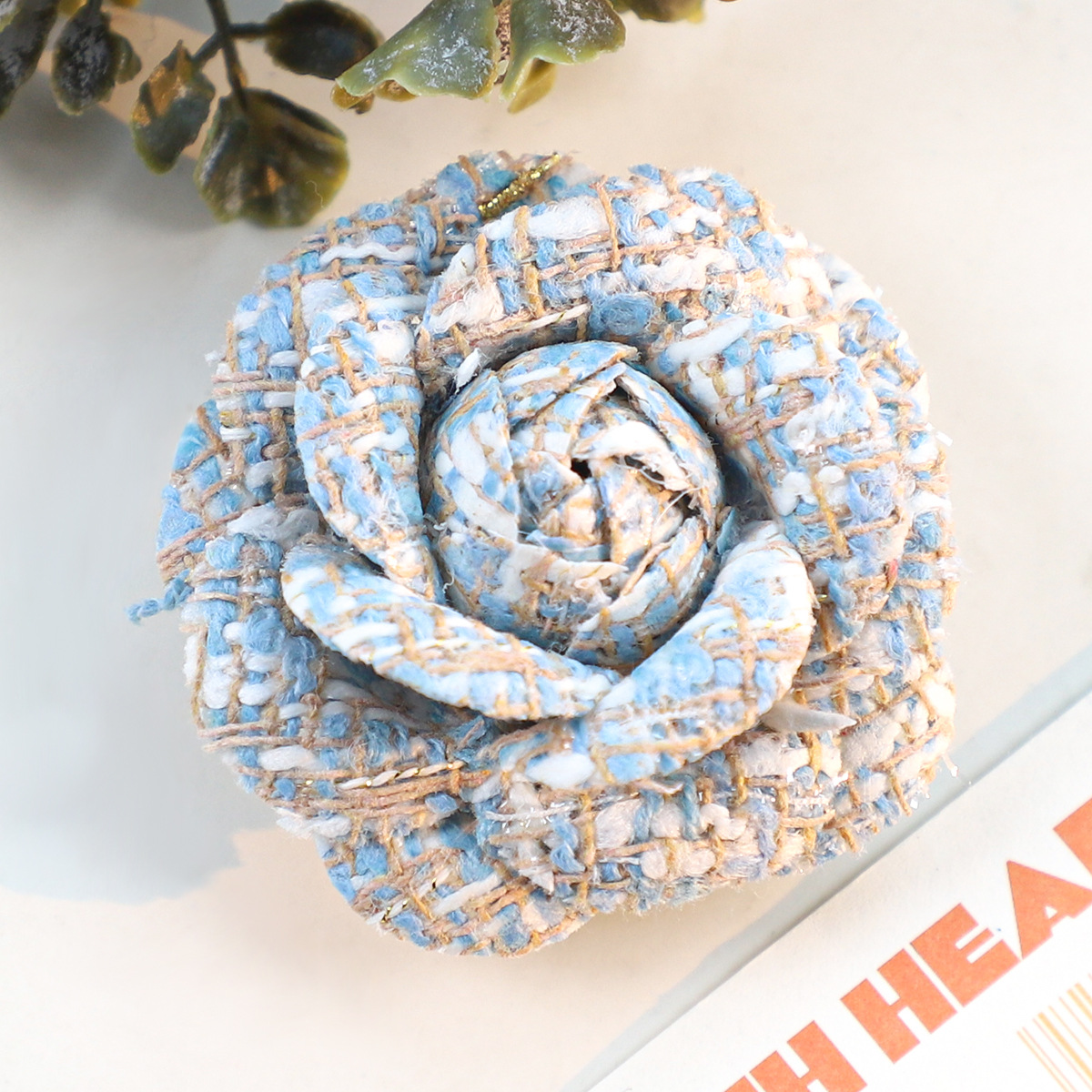 6CM Camellia Brooch for Women  - Wedding Dress Supply avis et prix
