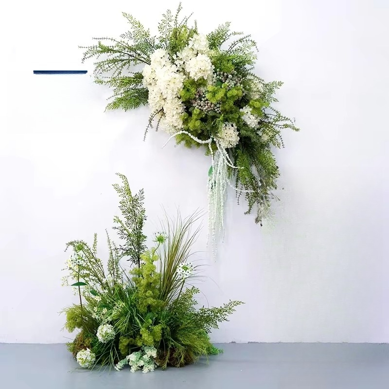 Green wedding decoration walkw - Aisle Runner White avis et prix