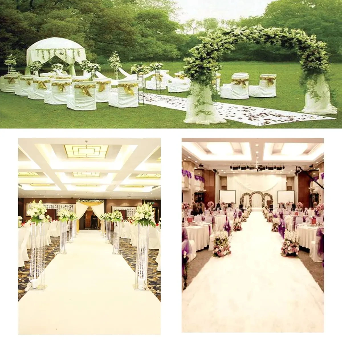 Custom Length Aisle Runner Wed - Aisle Runner White avis et prix