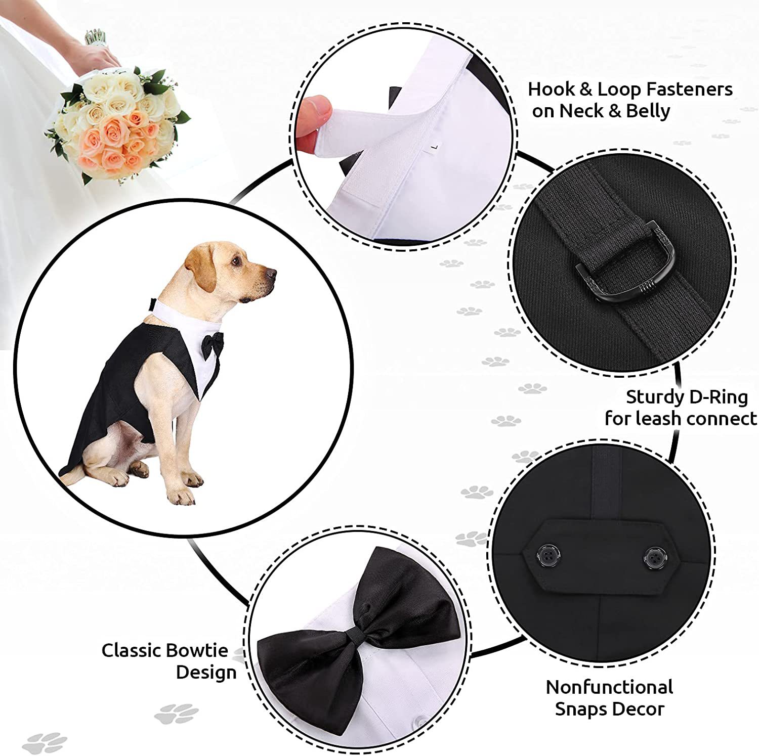 Pet Dog Clothes Fashion Party  - Suit Supply Wedding Party avis et prix