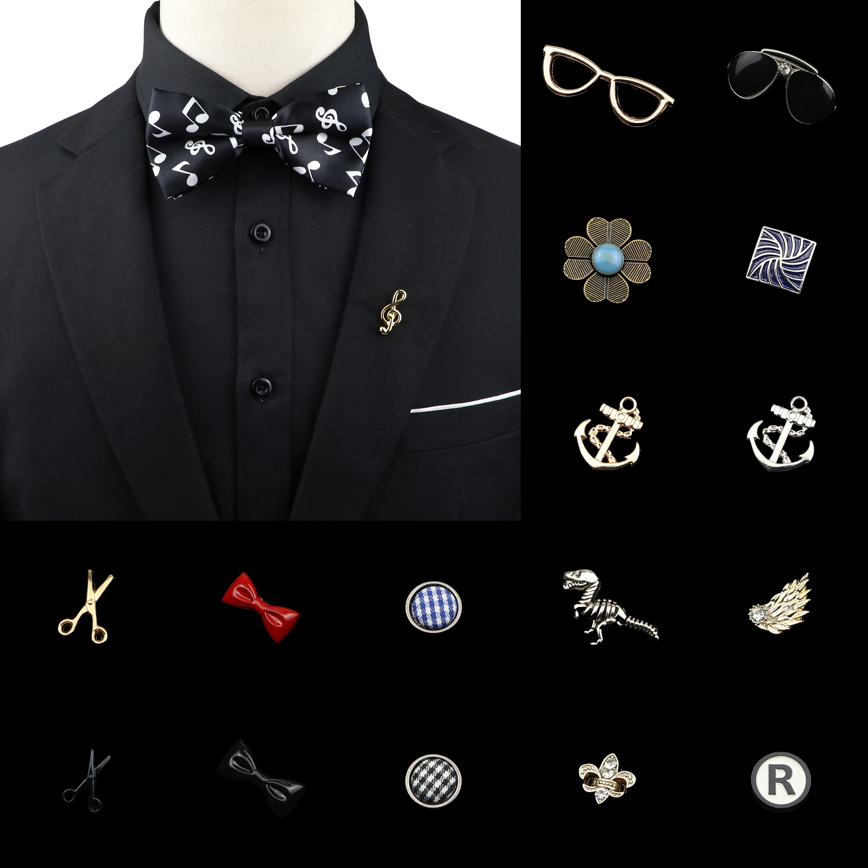 Cool Fashion Men Women Brooche - Suit Supply Wedding Party avis et prix