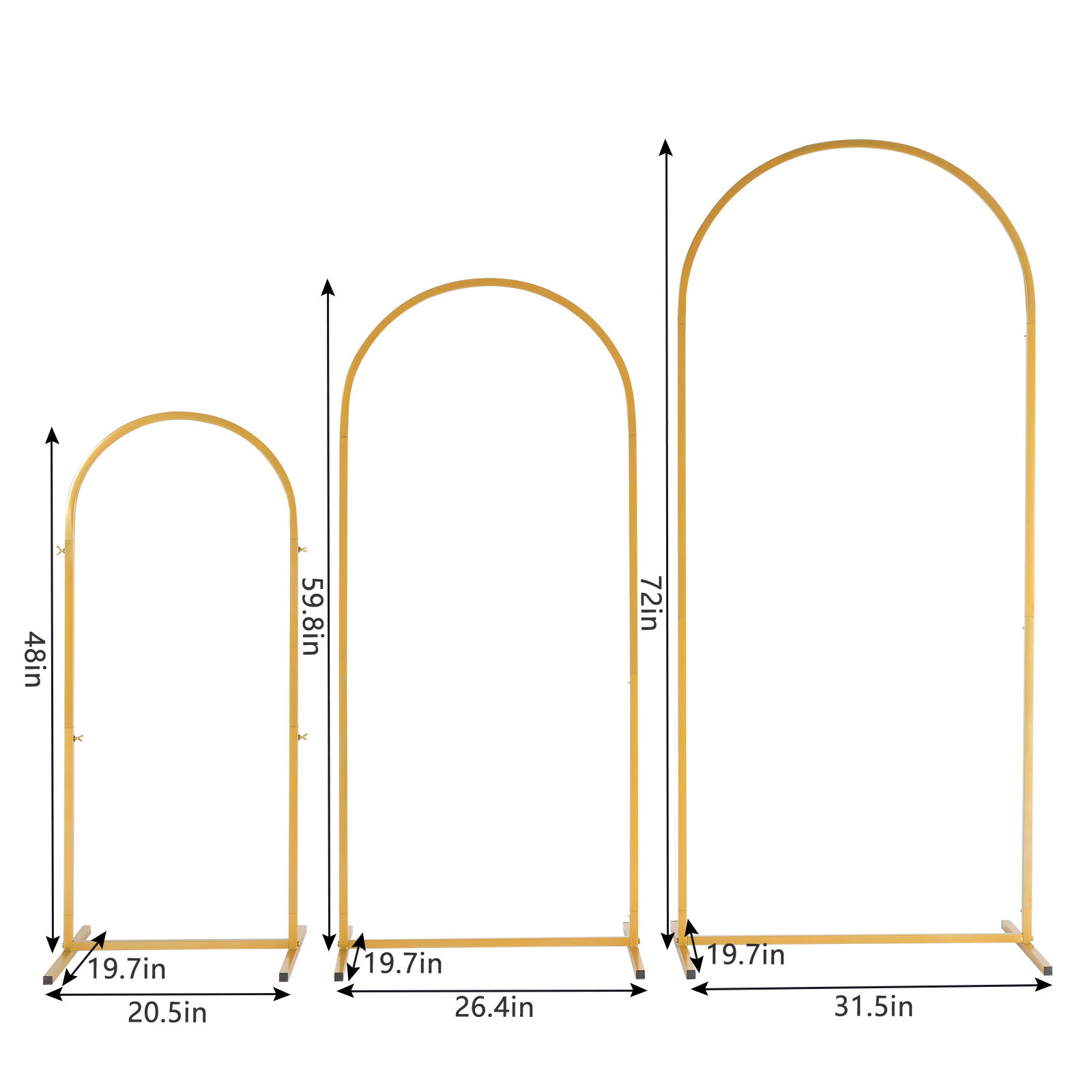 Golden metal balloon arch brac - Wedding Balloon Arch avis et prix