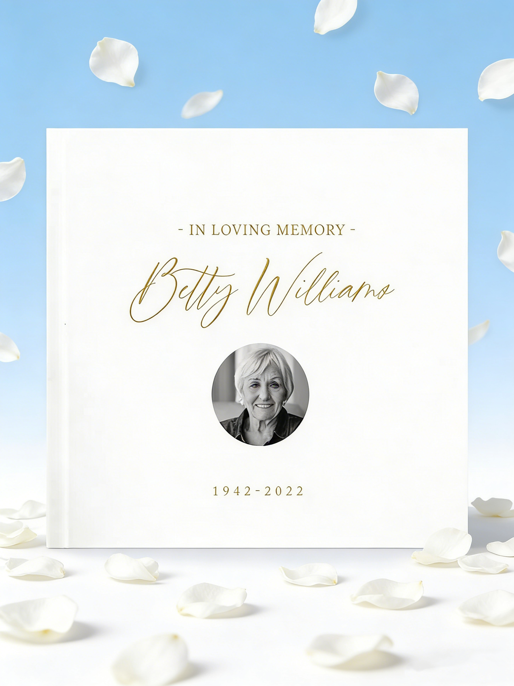 Personalized Funeral Guest Boo - Personalized Guest Book avis et prix