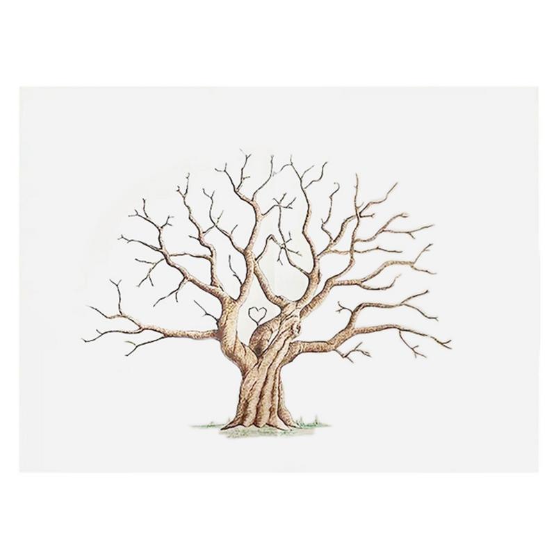 Wedding Fingerprint Tree Paint - Personalized Guest Book avis et prix