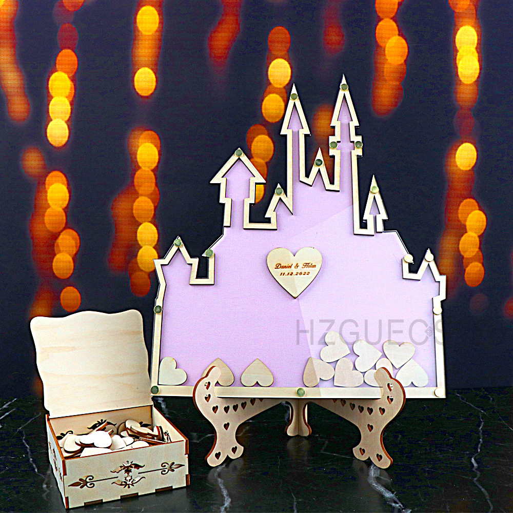 Personalized  Castle Guest Boo - Personalized Guest Book avis et prix
