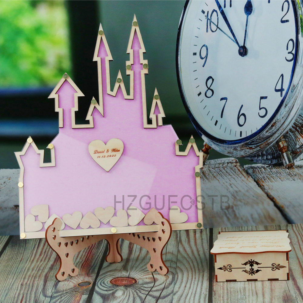 Personalized  Castle Guest Boo - Personalized Guest Book avis et prix