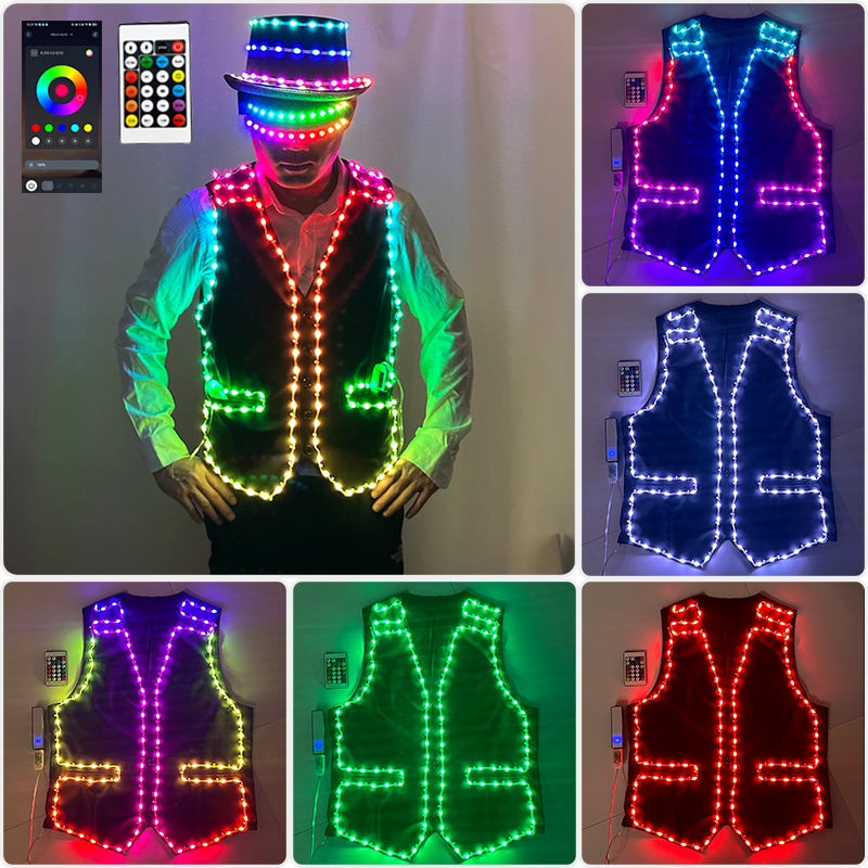 Full Color LED Costume Luminou - Suit Supply Wedding Party avis et prix