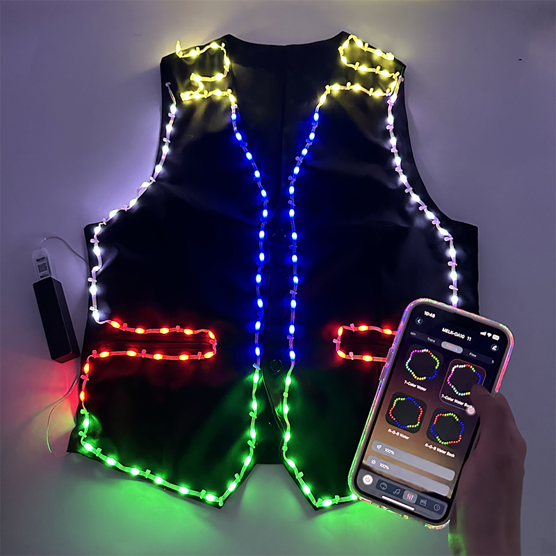 Full Color LED Costume Luminou - Suit Supply Wedding Party avis et prix
