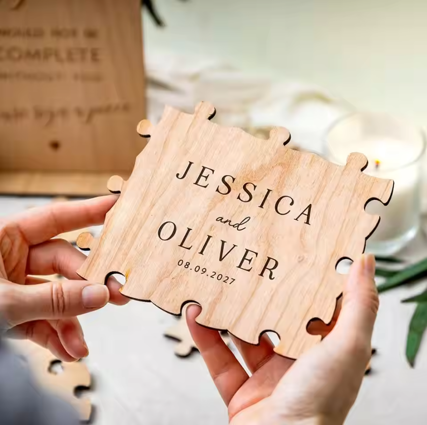 Rustic Wooden Personalized Wed - Personalized Guest Book avis et prix