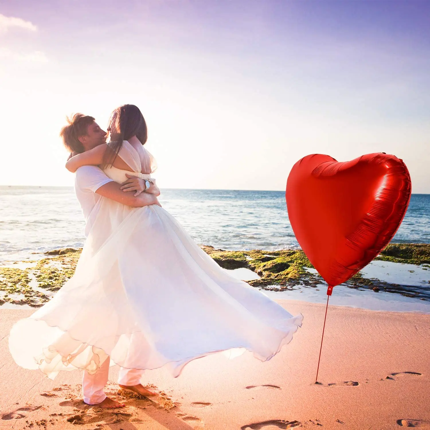 1/2pcs 36 inches Heart balloon - Wedding Qq avis et prix