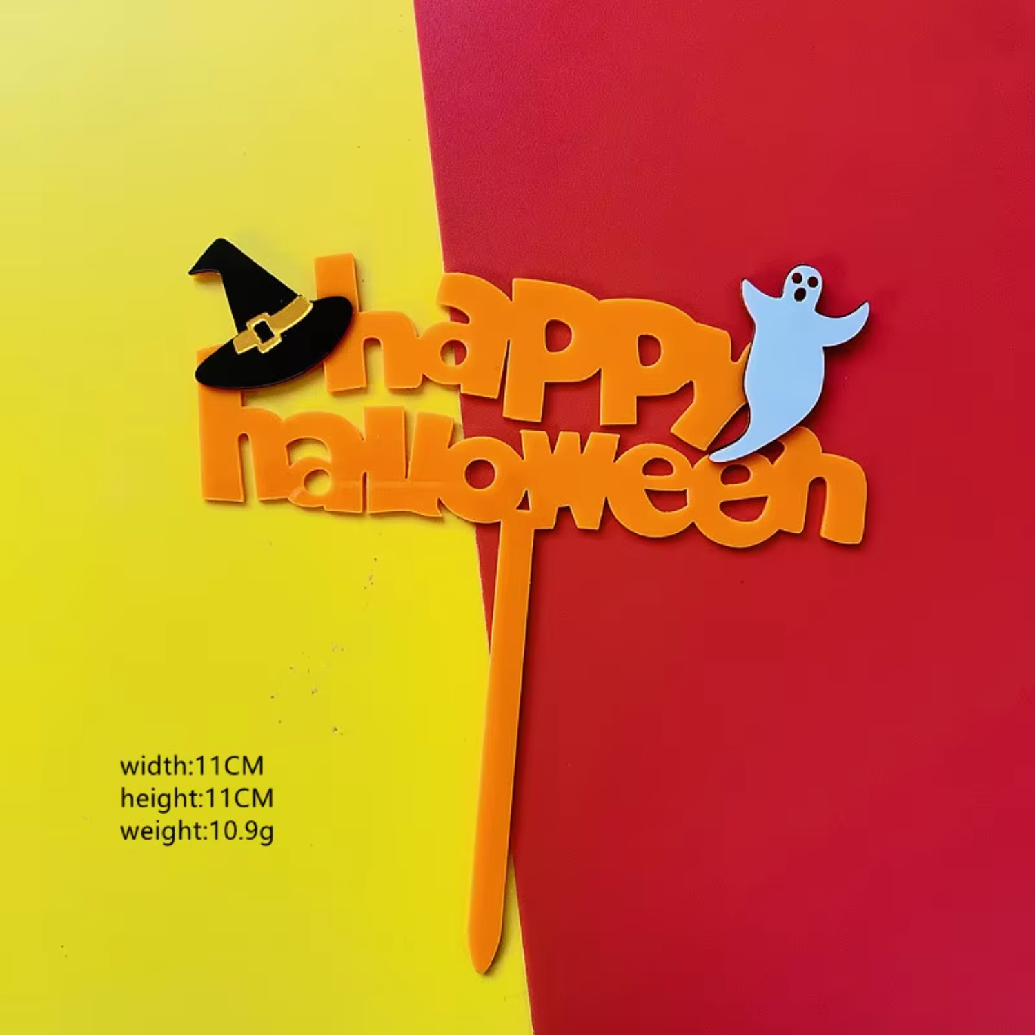 Happy Halloween Acrylic Cake T - Wedding Supply Factory avis et prix