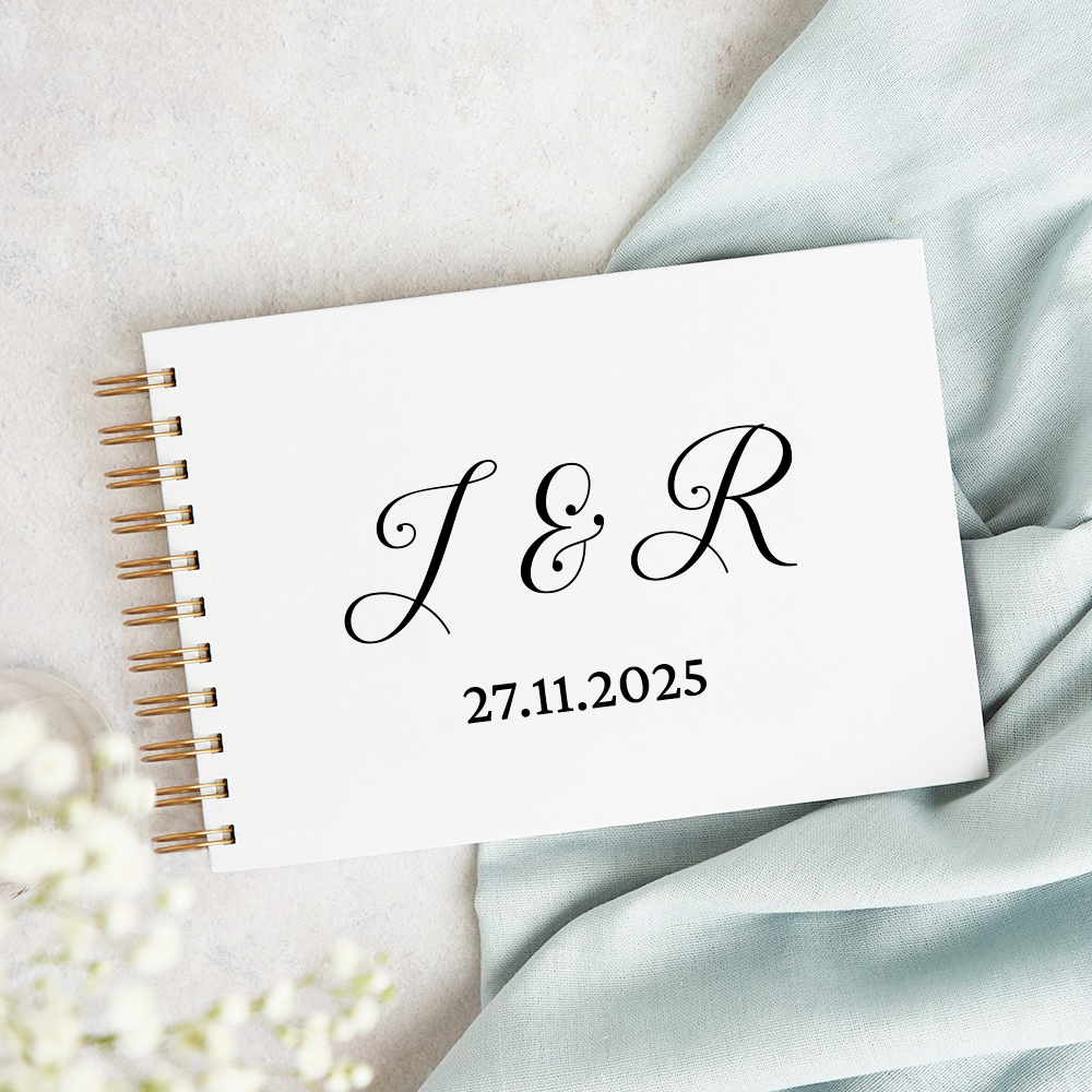 Custom Wedding Guestbook Simpl - Personalized Guest Book avis et prix
