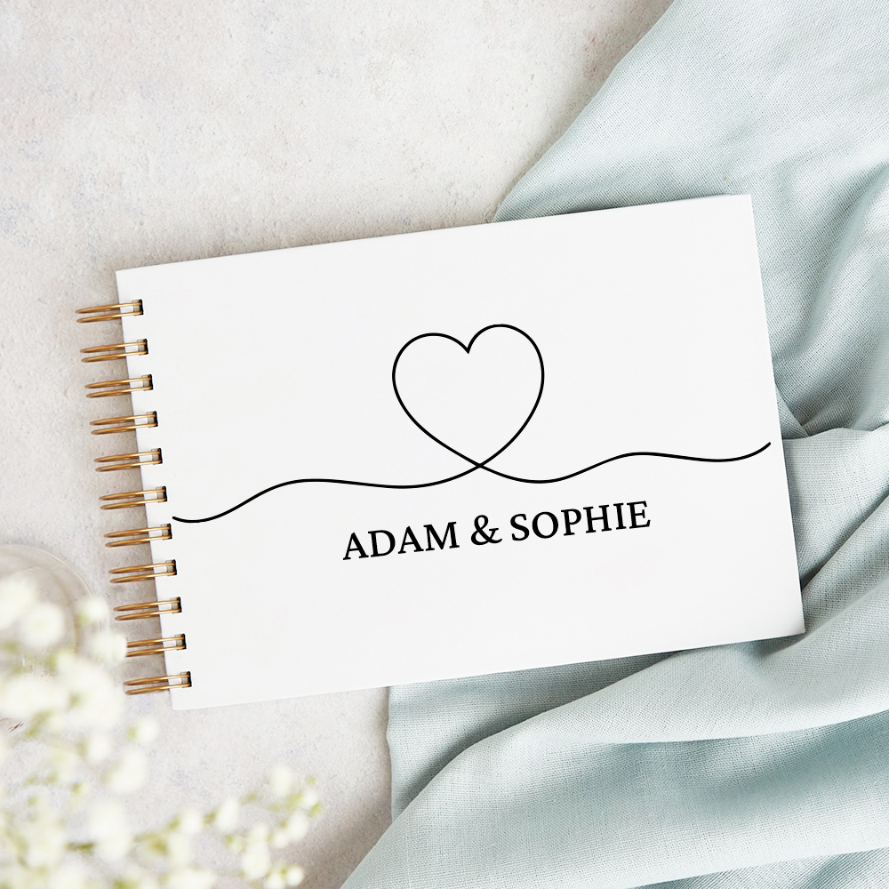Custom Wedding Guestbook Simpl - Personalized Guest Book avis et prix