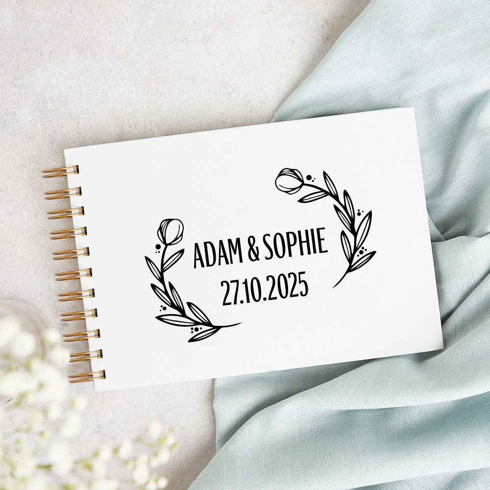 Custom Wedding Guestbook Simpl - Personalized Guest Book avis et prix