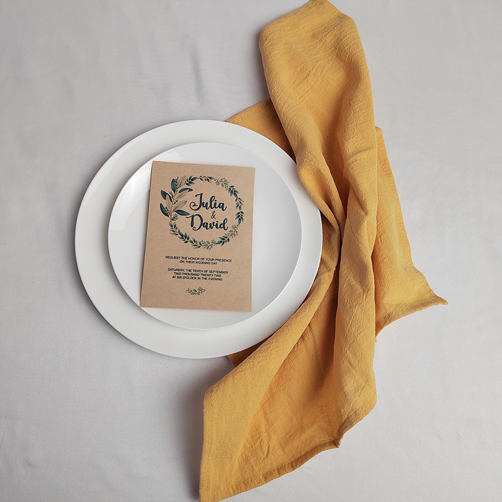 10 PCS Cloth Napkins 40x40cm C - Wedding Supply Factory avis et prix