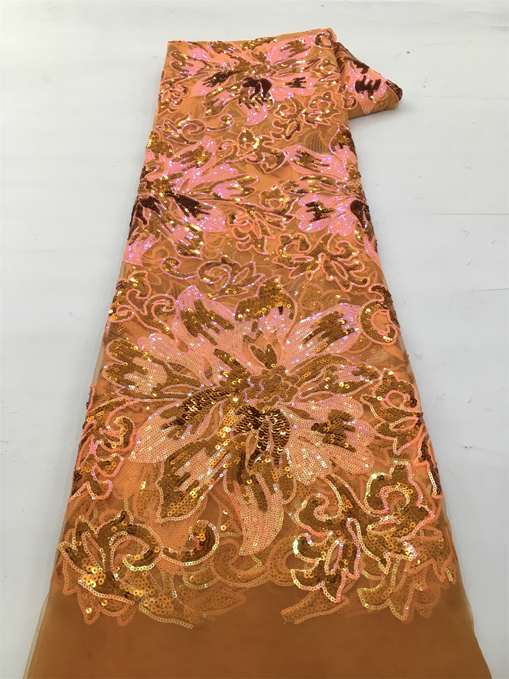 African Sequins Net Lace Fabri - Wedding Dress Supply avis et prix
